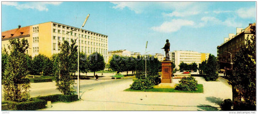 Lenin Boulevard - monument - Tallinn - 1968 - Estonia USSR - unused - JH Postcards