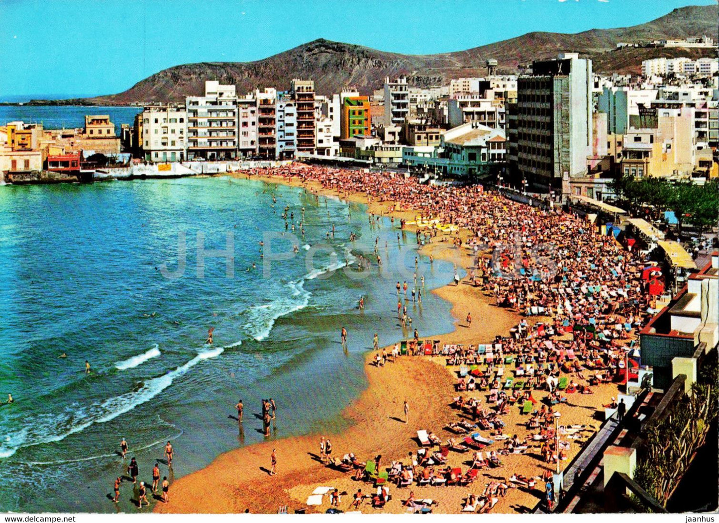 Las Palmas de Gran Canaria - Playa de Las Canteras - beach - 416 - Spain - unused - JH Postcards