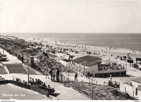 Egmond aan Zee - beach - 1973 - Netherlands - used - JH Postcards