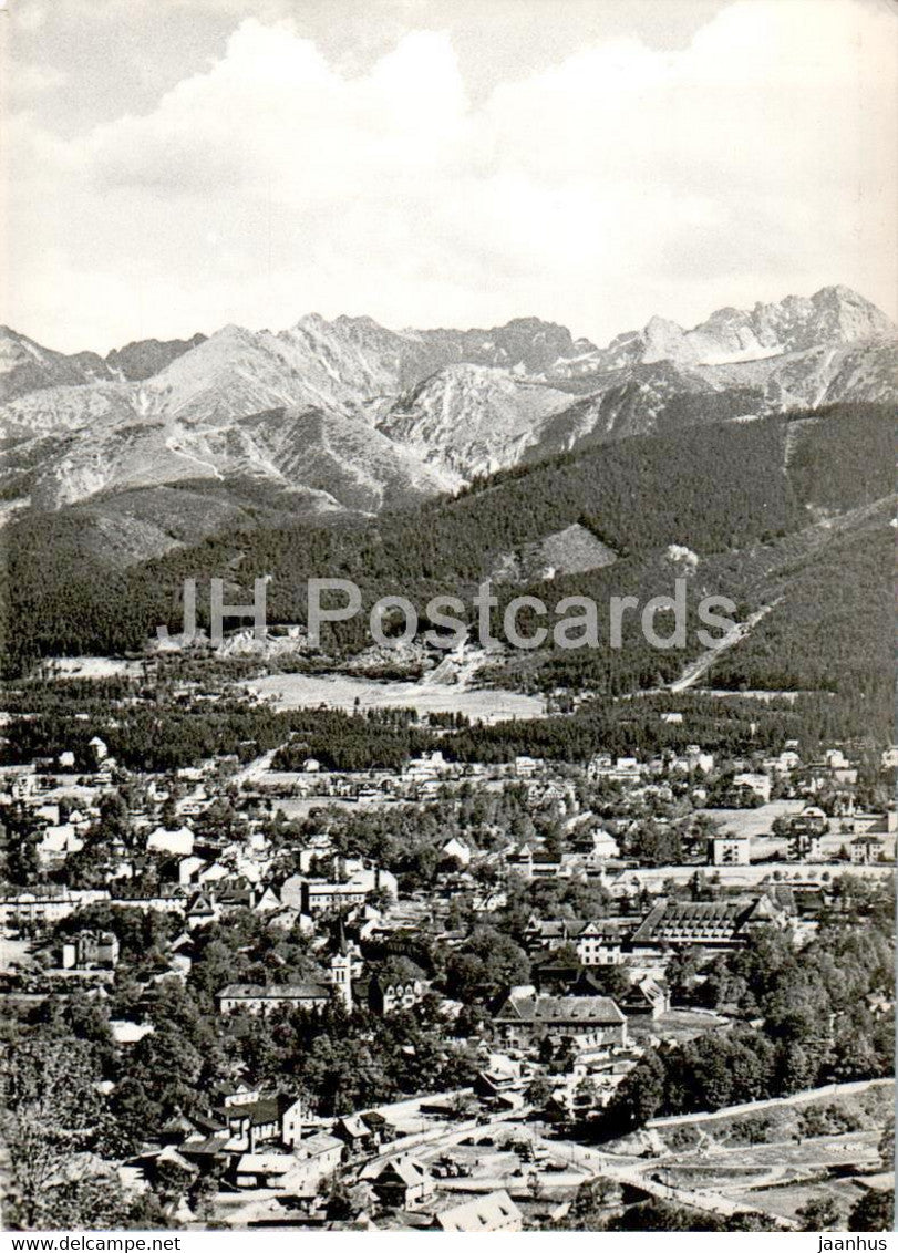 Zakopane - view from Mount Gubalowka - Poland - unused - JH Postcards