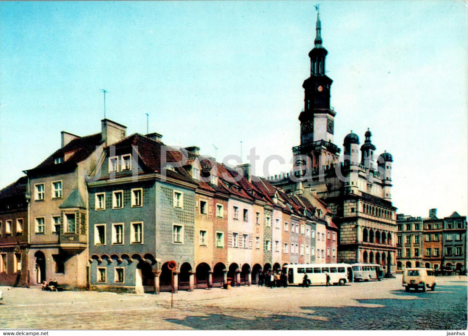 Poznan - Fragment Starego Rynku - fragment of the Old Market square - 1 - Poland - unused - JH Postcards