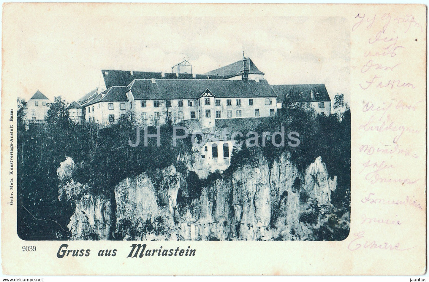 Gruss aus Mariastein - 9039 - old postcard - 1902 - Switzerland - used - JH Postcards