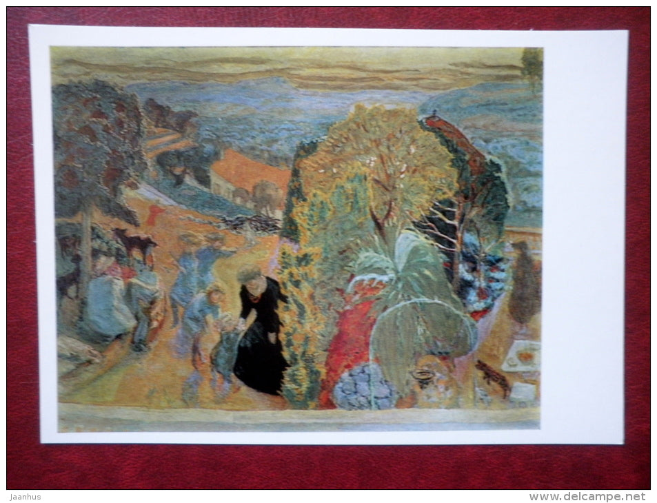 painting by Pierre Bonnard - Summer . The Dance - french art - unused - JH Postcards