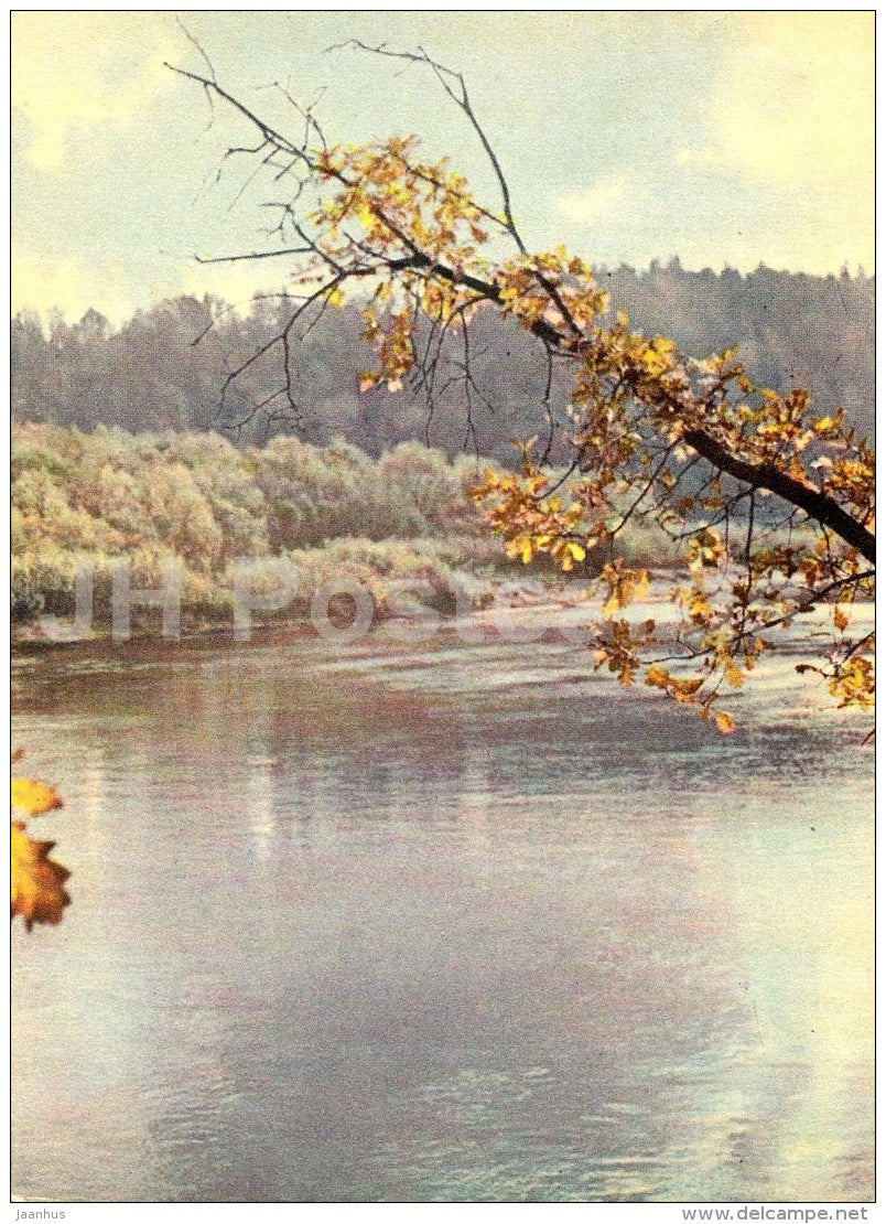 The Gauja river near Sigulda - Sigulda - Latvia USSR - unused - JH Postcards