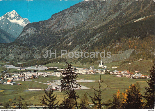 Zernez im Unter Engadin - Eingangstor zur Schweizer Nationalpark - Piz Linard - 1971 - Switzerland - used - JH Postcards