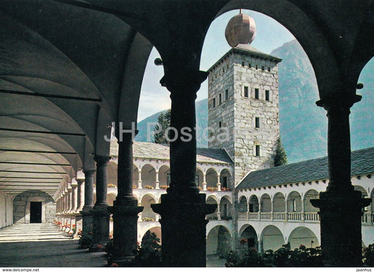 Brig - Brigue - Stockalperschloss in Brig mit Hof und Arkadenlauben - castle - 44975 - Switzerland - unused - JH Postcards