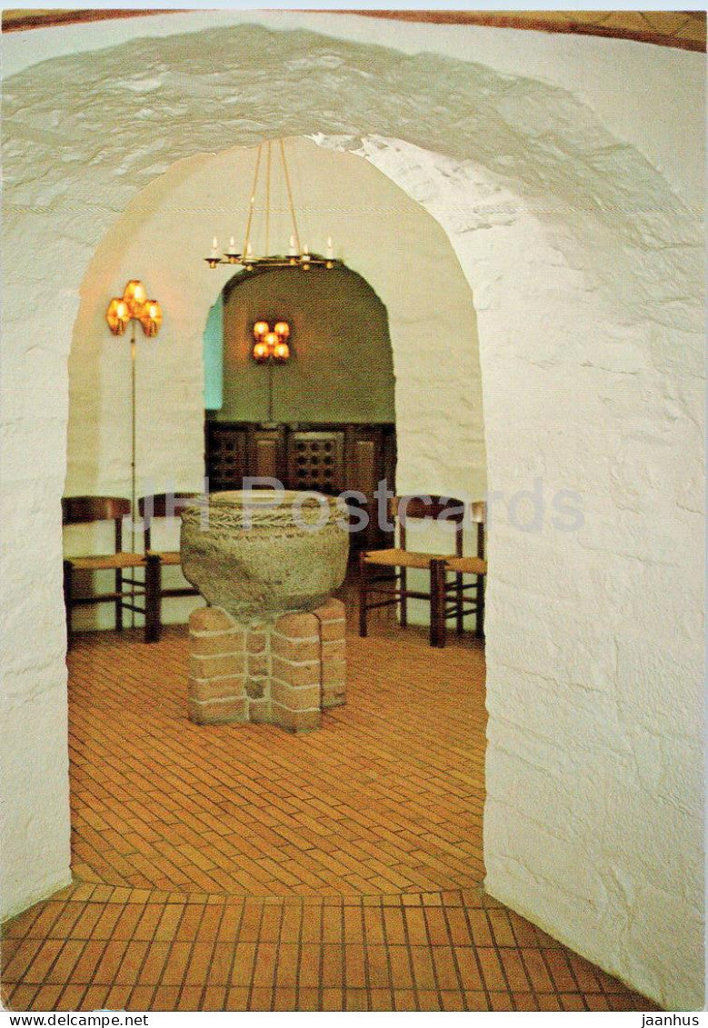 Bornholm - Osterlars Rundkirke - Dabskapellet - chapel - round church - Denmark - unused - JH Postcards