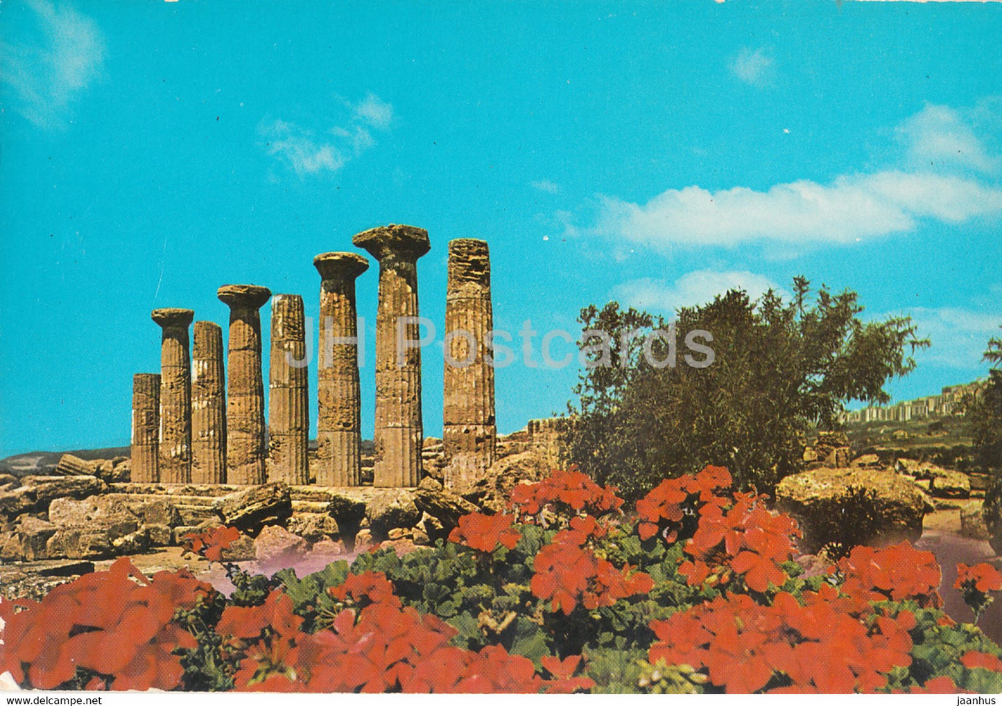 Agrigento - Tempio di Ercole - Ercole's Temple - ancient - 7532 - Italy - unused - JH Postcards