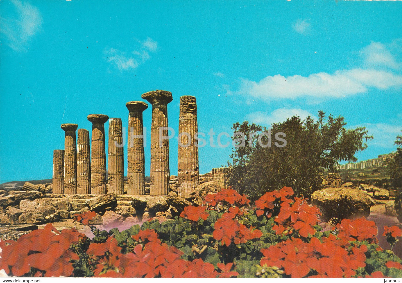 Agrigento - Tempio di Ercole - Ercole's Temple - ancient - 7532 - Italy - unused - JH Postcards