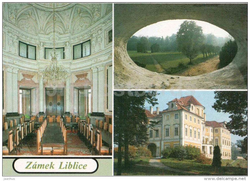 Liblice Castle - House of the Scientific Workers of the Czechoslovak Academy of Sciences - Czechoslovakia - unused - JH Postcards