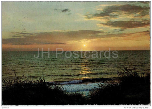 Ostsee - Sonnenuntergang - sunset - Germany - 1967 gelaufen - JH Postcards