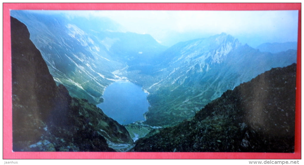 lake Morskie Oko - Tatra Mountains - Tatra Poetry - Czech Republic - Czechoslovakia - unused - JH Postcards