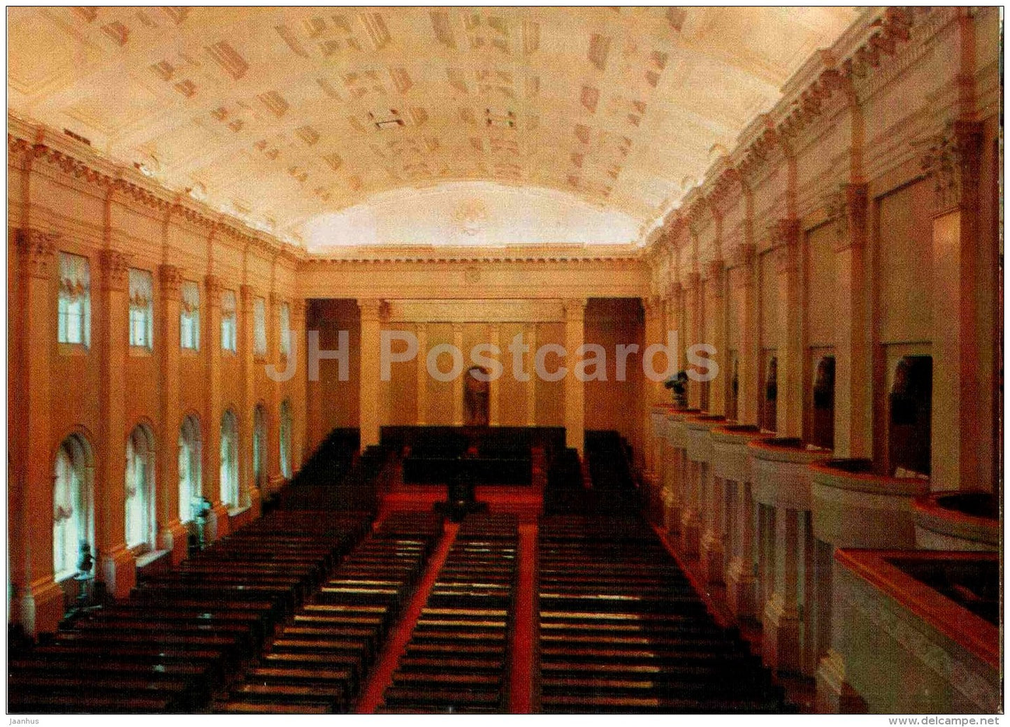 Hall of the Supreme Soviet of the USSR - Grand Kremlin Palace - Moscow - postal stationery - 1978 - Russia USSR - unused - JH Postcards