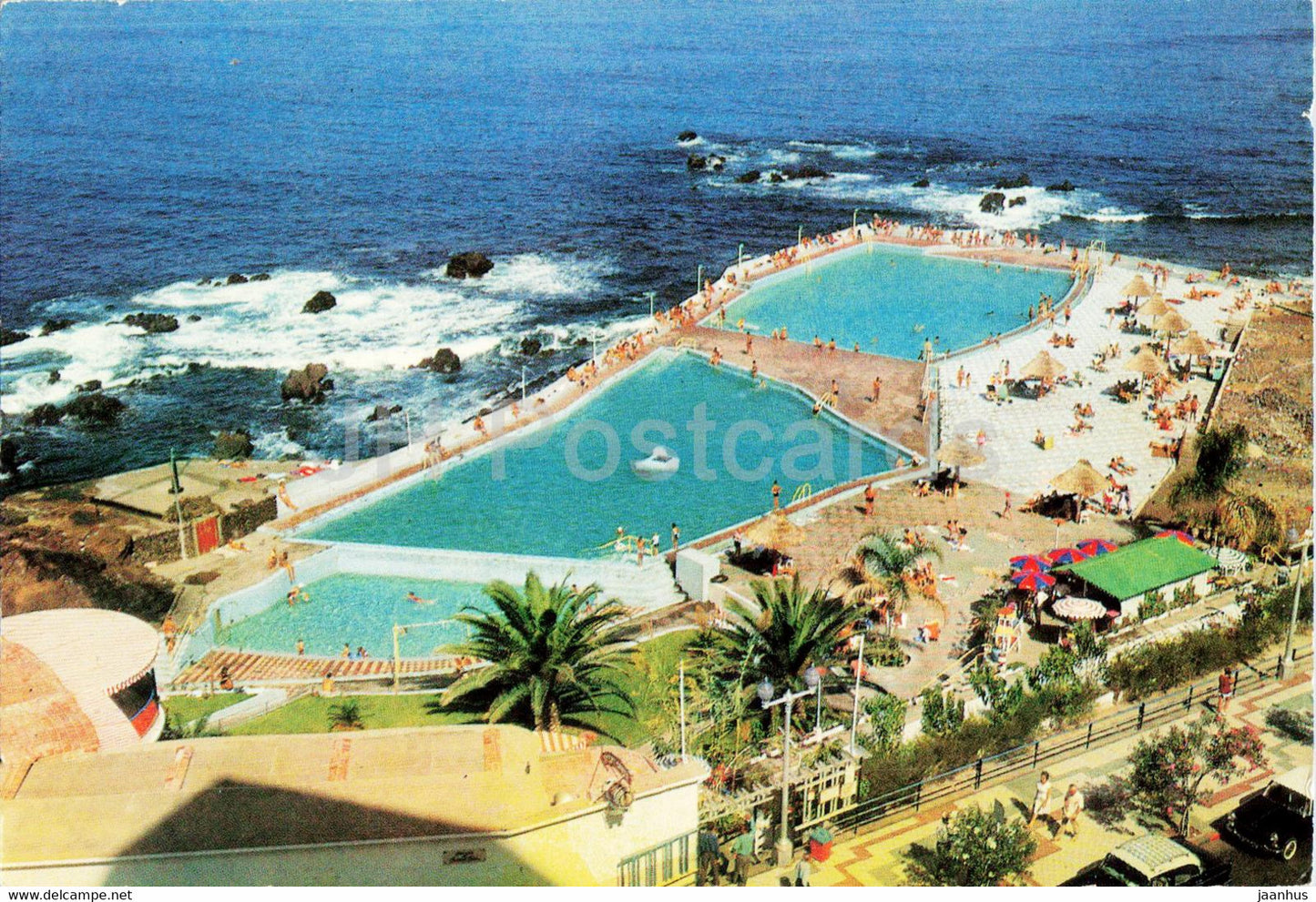 Piscinas de San Telmo - Puerto de la Cruz - Tenerife - swimming pool - 5 - Spain - unused - JH Postcards