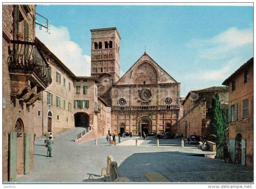 Cattedrale di S. Ruffino - cathedral - Assisi - Perugia - Umbria - 206 - Italia - Italy - unused - JH Postcards