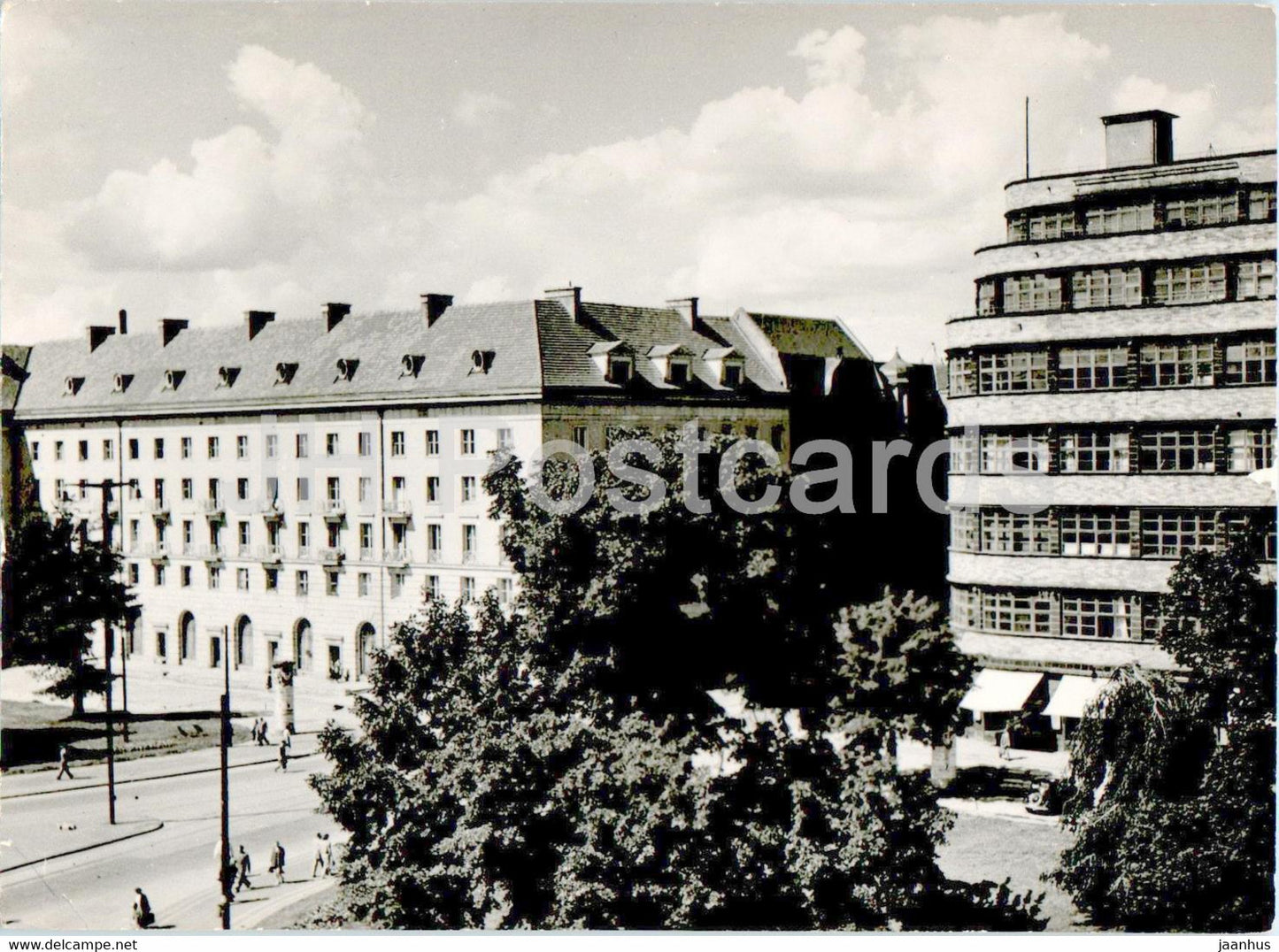 Wroclaw - Plac Kosciuszki - square - old postcard - Poland - unused - JH Postcards