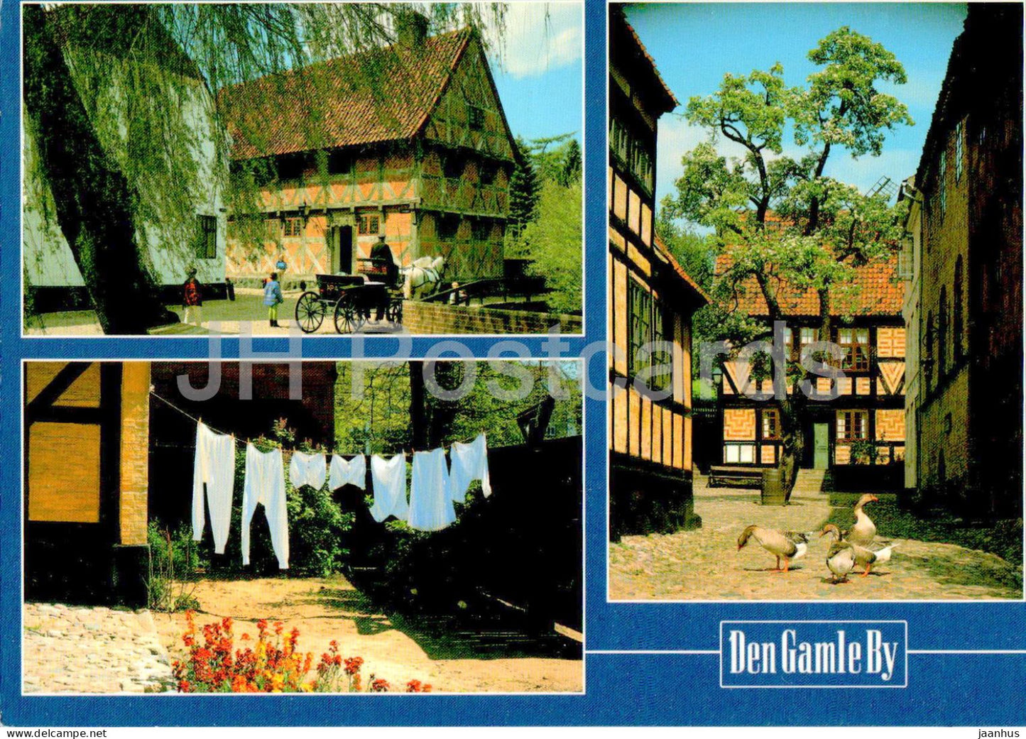 Arhus - Aarhus - Den Gamle By - museum - multiview - 97/104 - 2007 - Denmark - used - JH Postcards