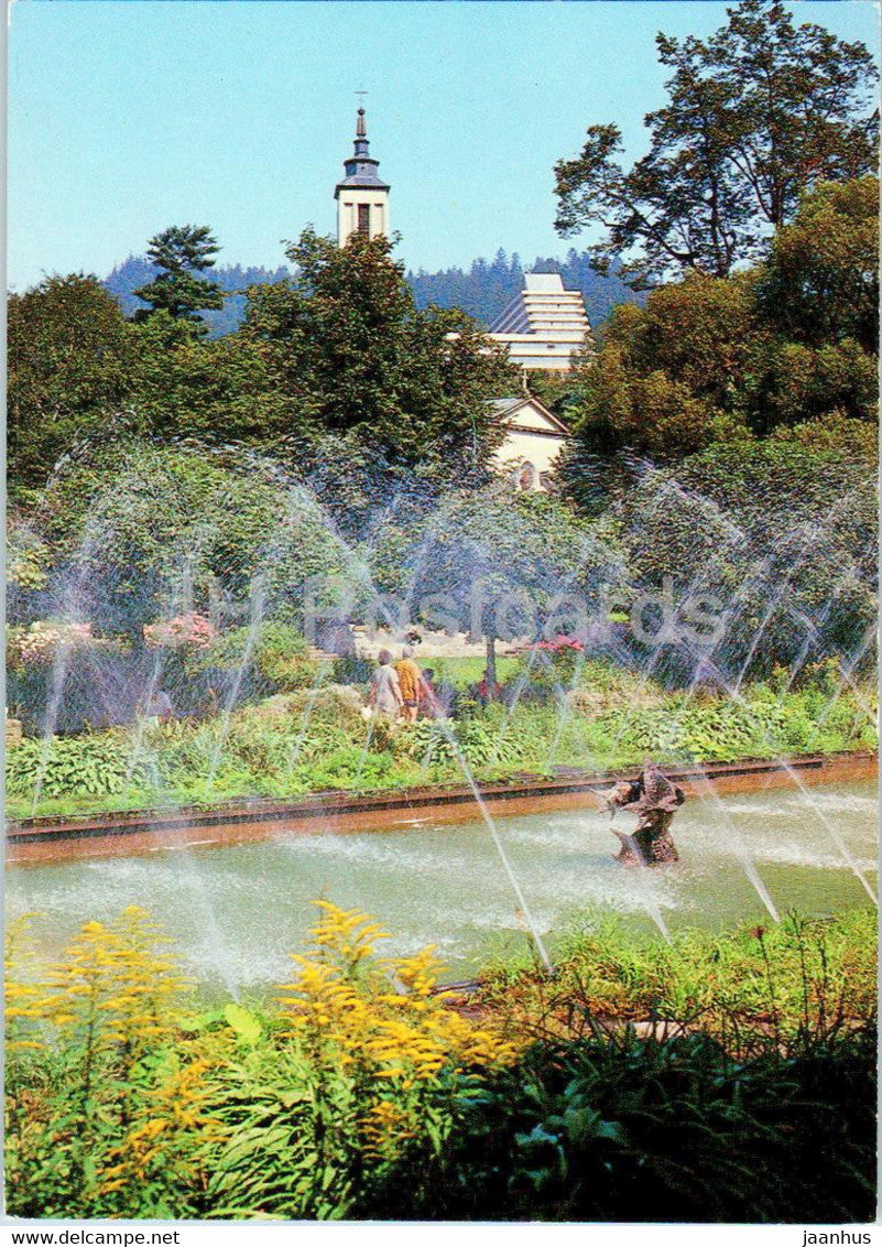 Krynica - Fragment Parku Zdrojowego - A fragment of the Spa Park - Poland - unused - JH Postcards