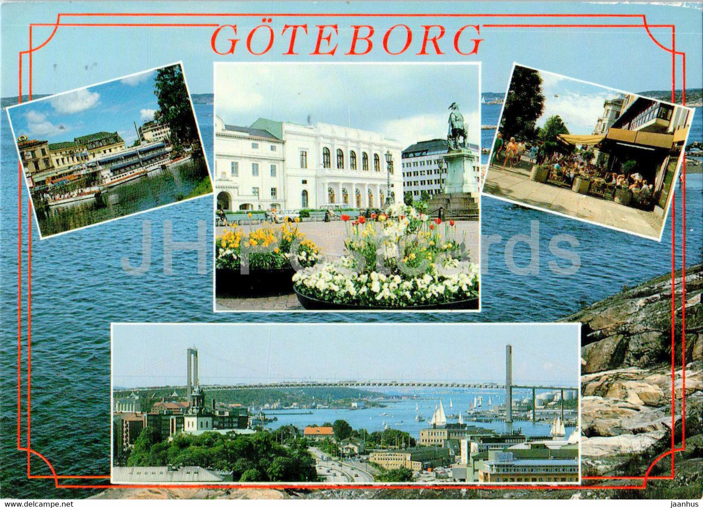 Goteborg - multiview - 1988 - Sweden - used - JH Postcards