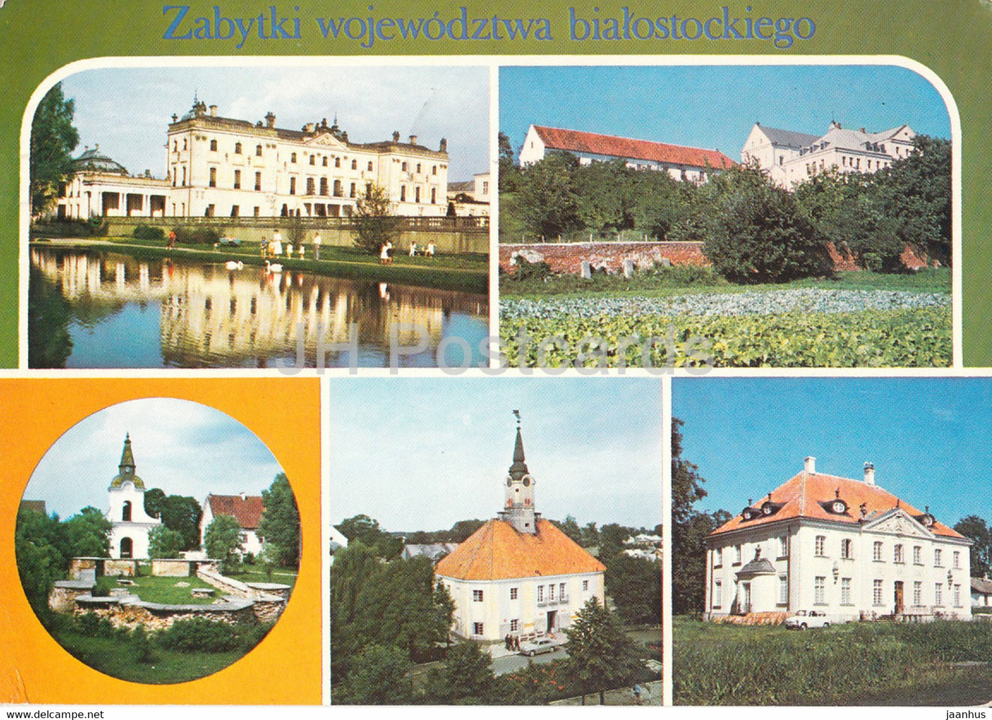 monuments of the Bialystok voivodeship - Drohiczyn - Suprasl - Bielsk Podlaski - Choroszcz - Poland - used - JH Postcards