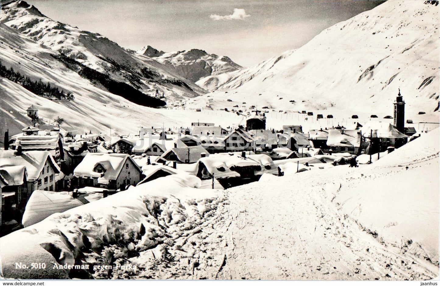 Andermatt gegen Furka - 5010 - 1963 - Switzerland - used - JH Postcards