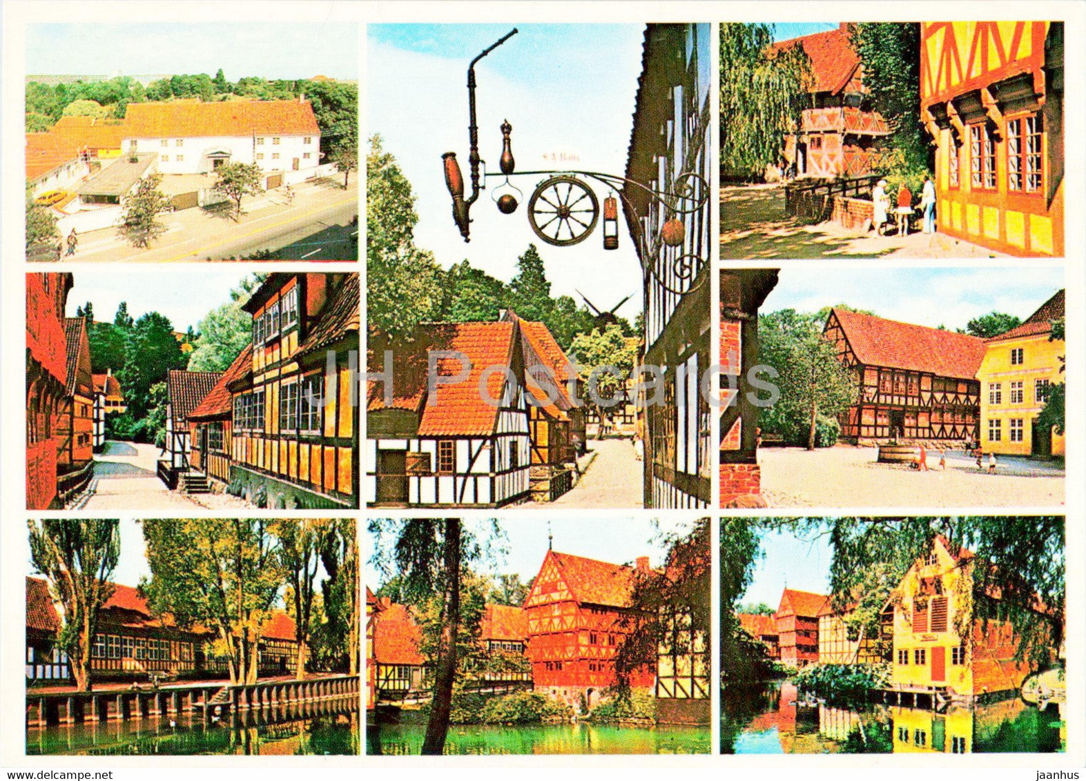 Aarhus - The urban museum The Old Town - Den Gamle by - Denmark - unused - JH Postcards