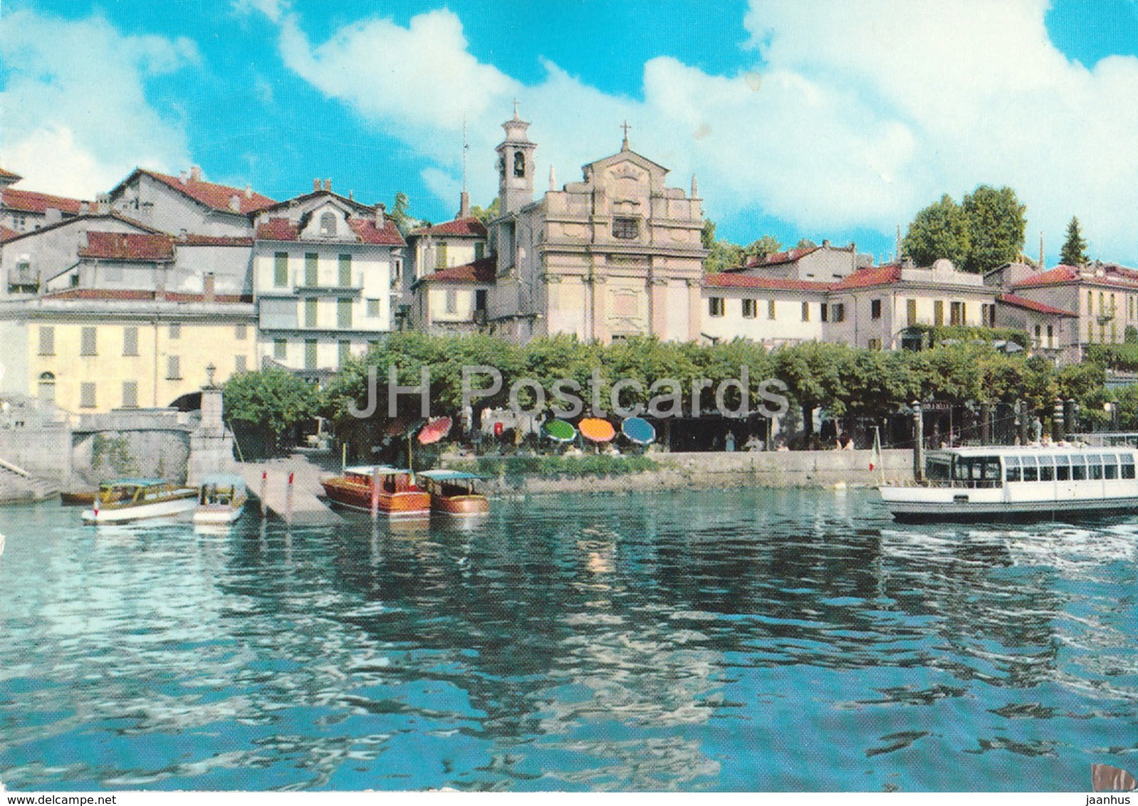 Lago Maggiore - Isola Bella - scorcio - view - boat - Italy - used - JH Postcards