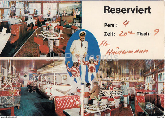 Aarfahre - restaurant - Reserviert - Switzerland - used - JH Postcards