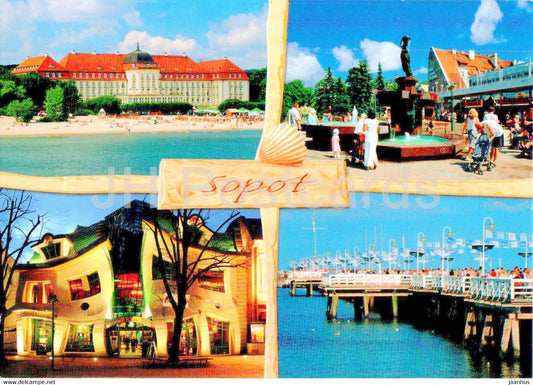 Sopot - multiview - 2-182 - Poland - unused - JH Postcards