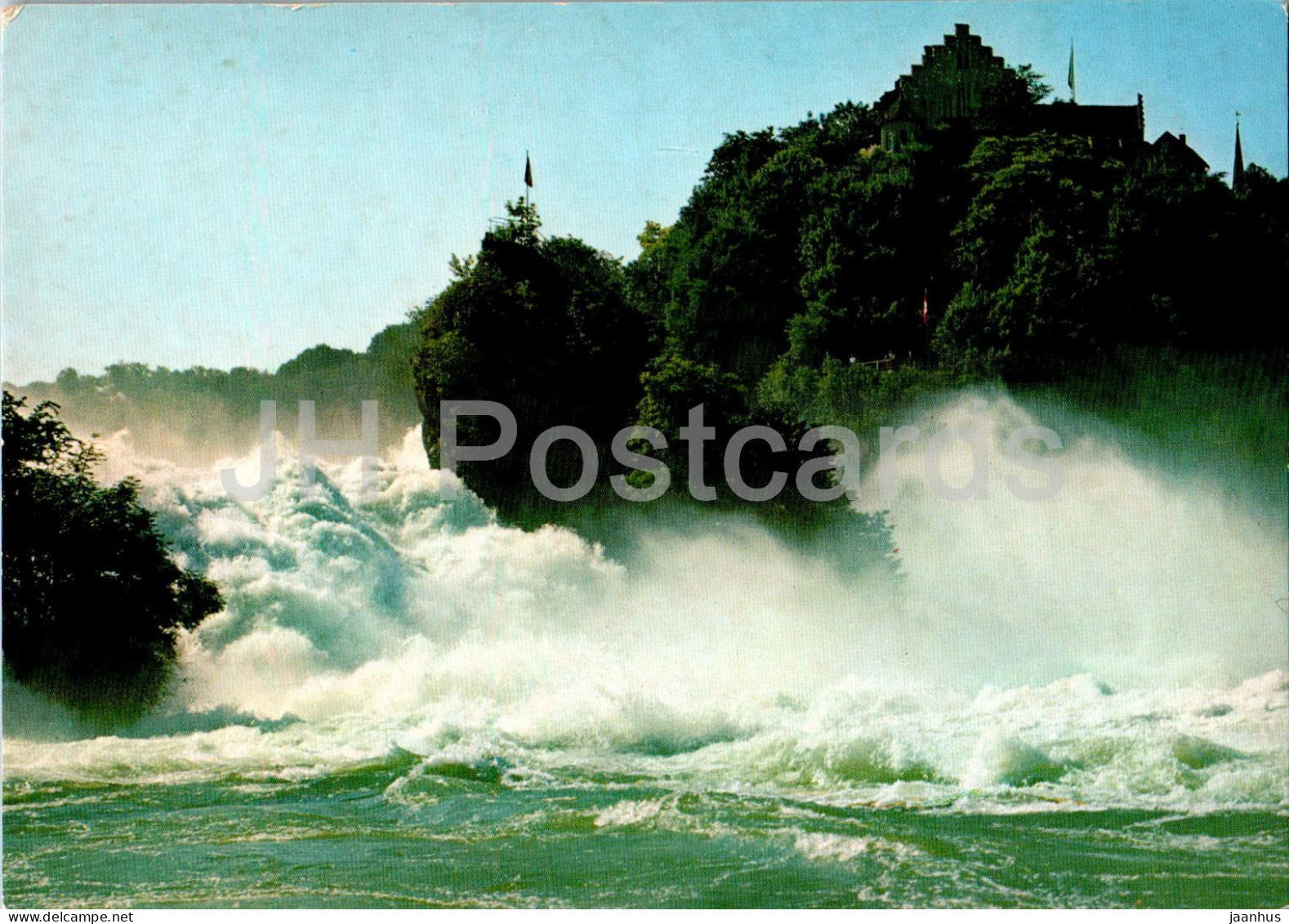 Orientierung uber den Rheinfall - waterfall - 282 - Switzerland - unused - JH Postcards