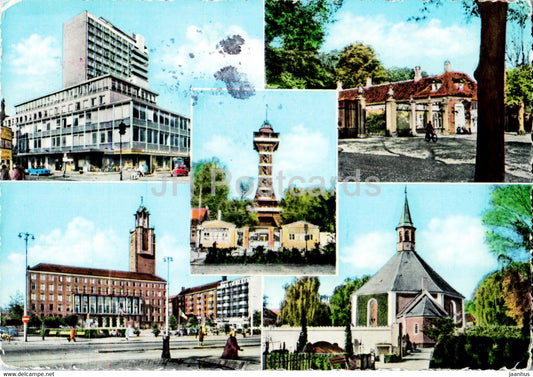 Frederiksberg - multiview - Denmark - used - JH Postcards