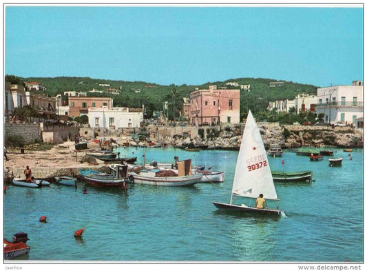 Il porticciolo - sailing boat - S. Caterina - Lecce - Puglia - 57 - Italia - Italy - unused - JH Postcards