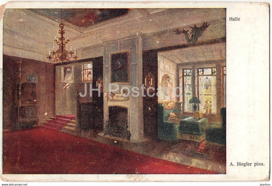 A Biegler - Halle - Moderne Galerie - 1277 - art - old postcard - Germany - unused - JH Postcards