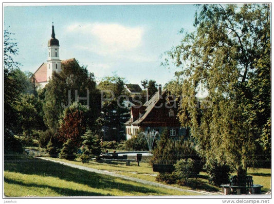 Viechtach - das grüne Herz des Bayerischen Waldes - Im Dr-Schellerer-Park - EUROPA CEPT - Germany - 1974 gelaufen - JH Postcards