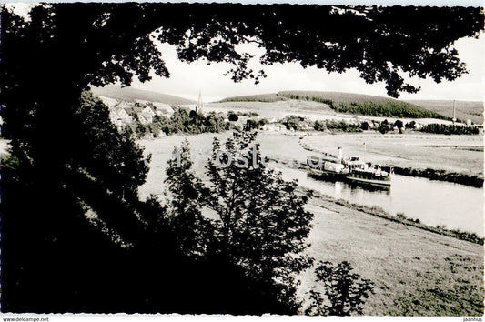 Sommerfrische Bodenfelde - Oberweserbergland - ship - 1962 - Germany - used - JH Postcards