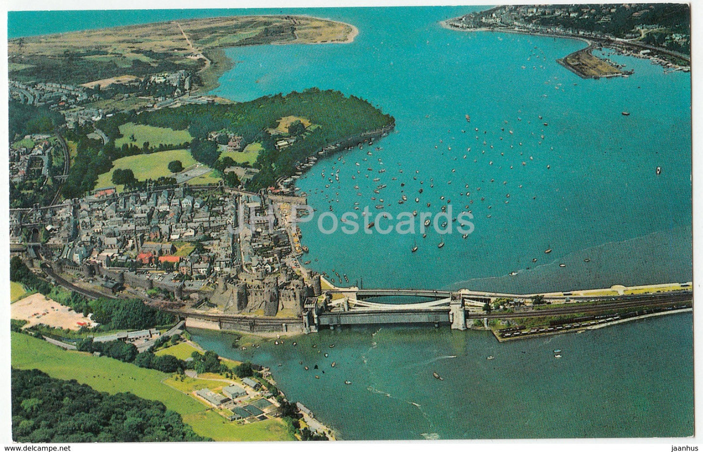 Conway - Aerial View - PT23871 - 1970 - United Kingdom - Wales - used - JH Postcards