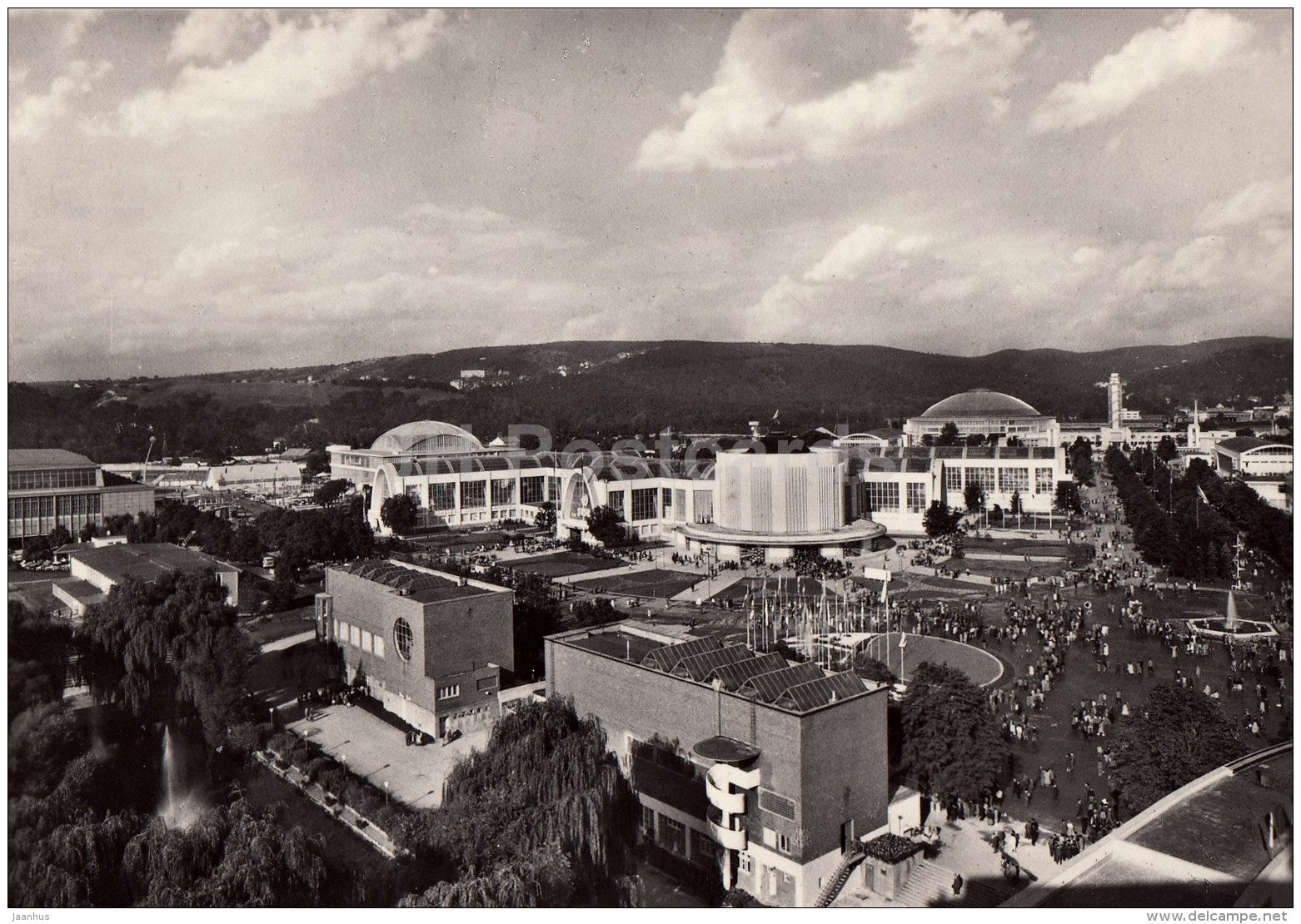 fairground - Brno - 1959 - Czech Republic - Czechoslovakia - unused - JH Postcards