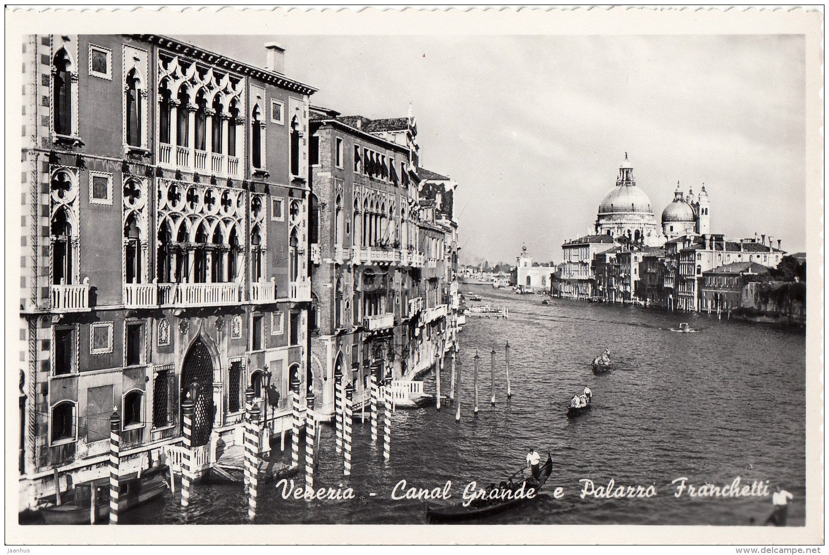 The Great Channel and Palace Franchetti - Venice - Venezia - 144 - Italy - Italia - unused - JH Postcards