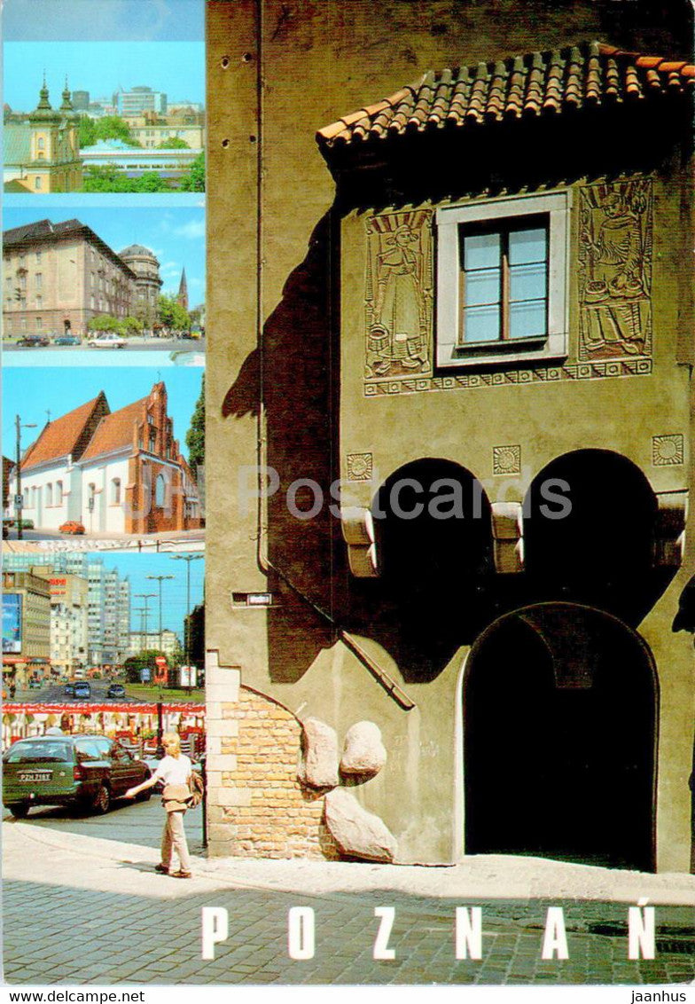 Poznan - 1974 - multiview - Poland - used - JH Postcards