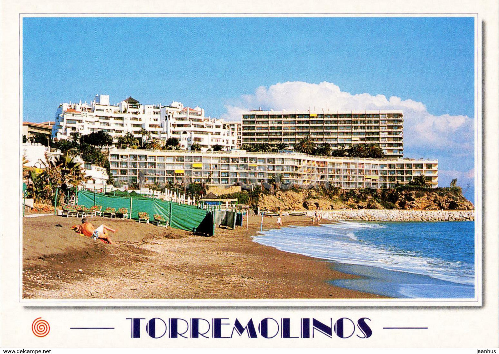 Torremolinos - La Carihuela - Playa - beach - Spain - unused - JH Postcards