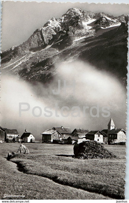 Goscheneralp - 2 - old postcard - Switzerland - used - JH Postcards