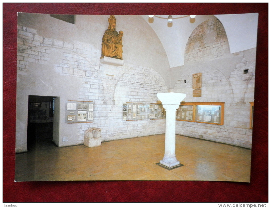 Hall of former monastery at Stratov - Prague - large format card - Czechoslovakia - Czech Republik - unused - JH Postcards