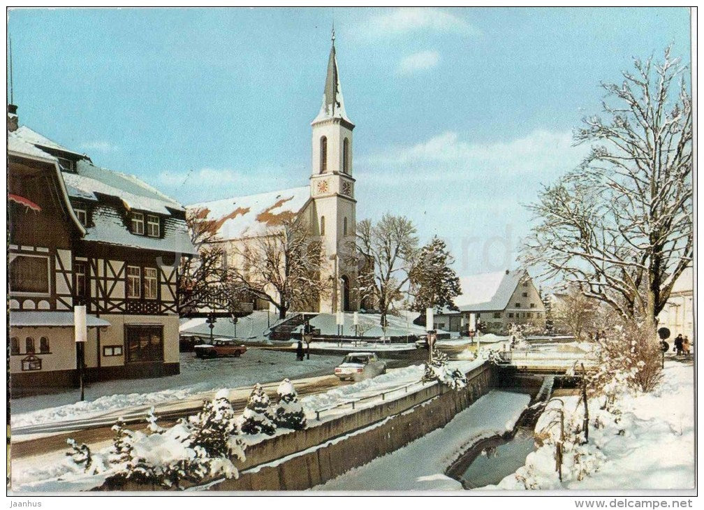 Bad Dürrheim , Schwarzwald - Höchstgelegenes Solbad Europas - 6/51 - Germany - 1986 gelaufen - JH Postcards