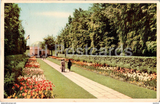 Malmo - Margaretapaviljongen - 8 - old postcard - 1951 - Sweden - used - JH Postcards