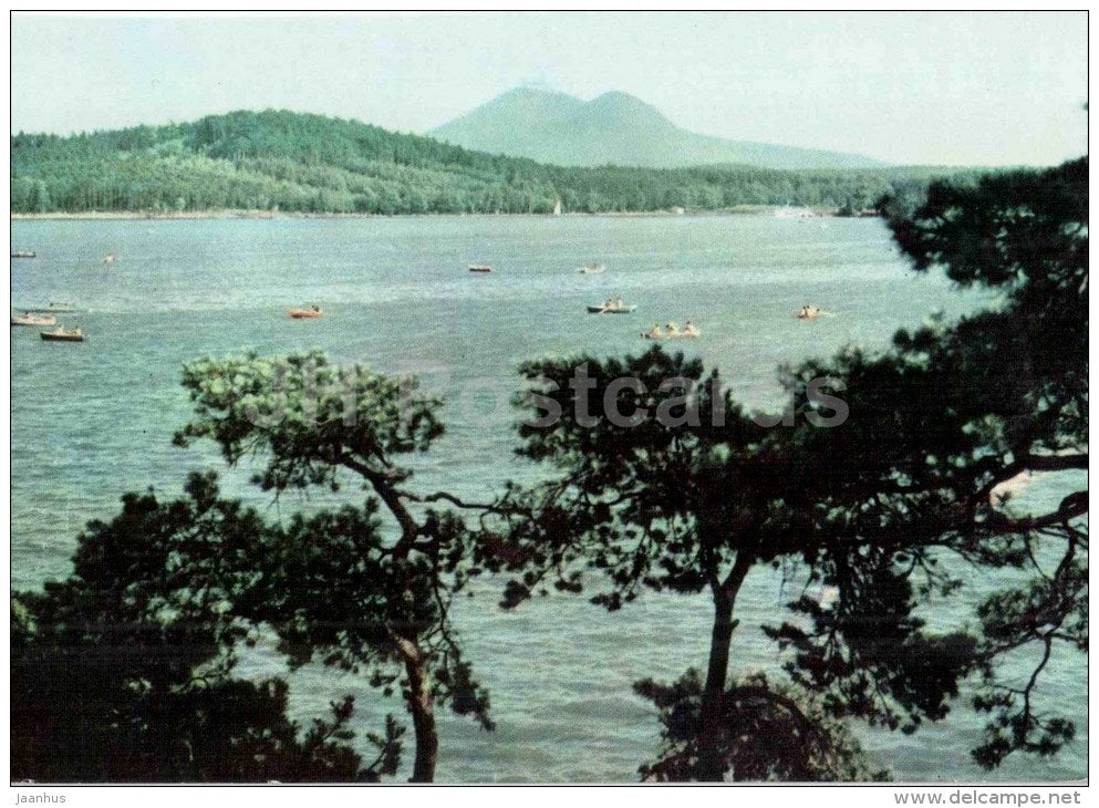 Doksy - Machovo jezero - Macha lake - boat - Czechoslovakia - Czech - unused - JH Postcards