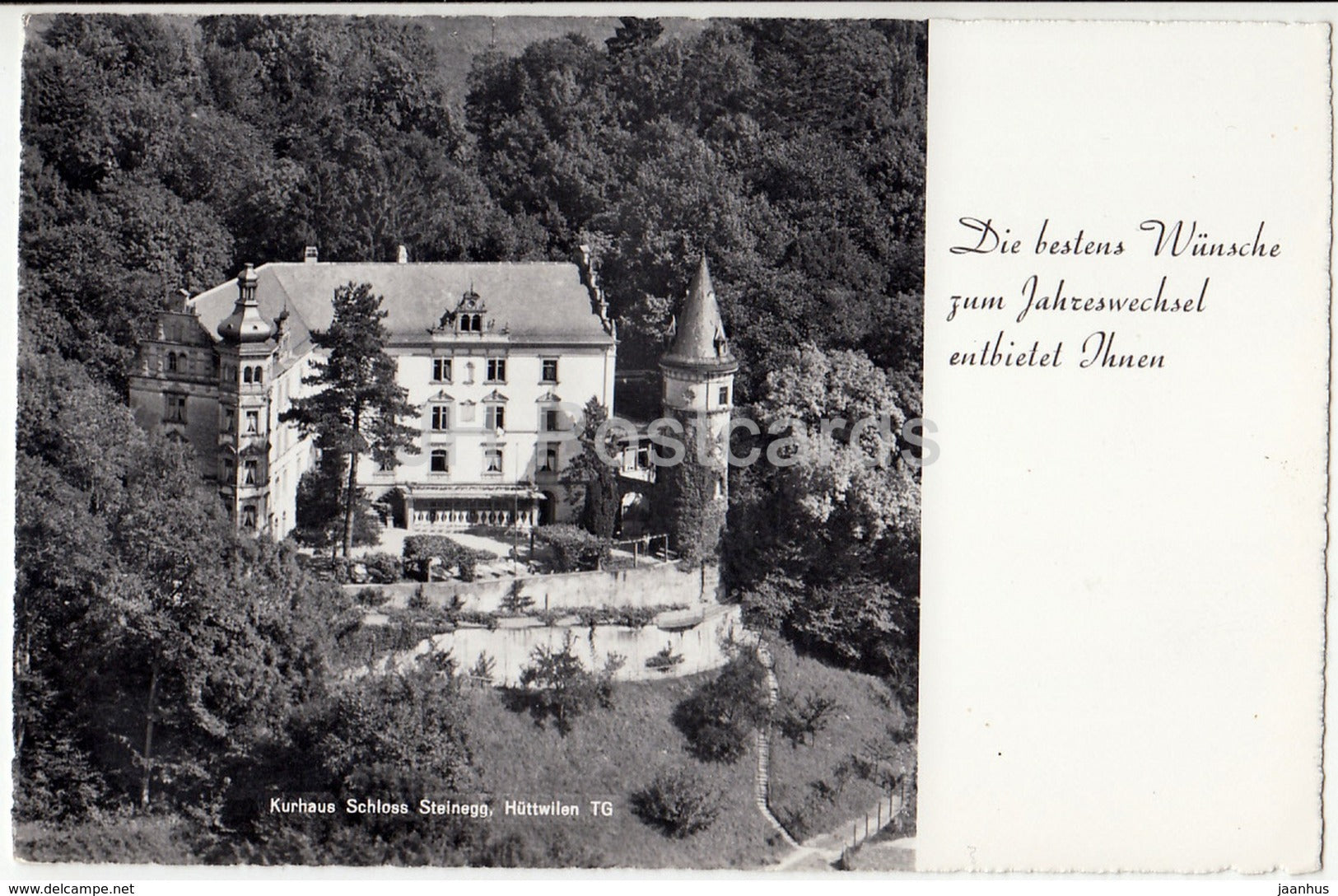 Kurhaus Schloss Steinegg - Huttwilen TG - castle - Switzerland - unused - JH Postcards