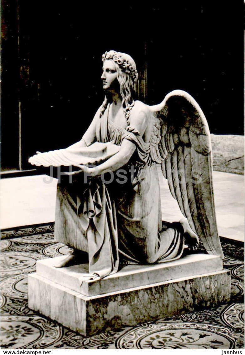 Copenhagen - Kobenhavn - Vor Frue Kirke - Daabens Engel - sculpture by Thorvaldsen - Angel - Denmark - unused - JH Postcards