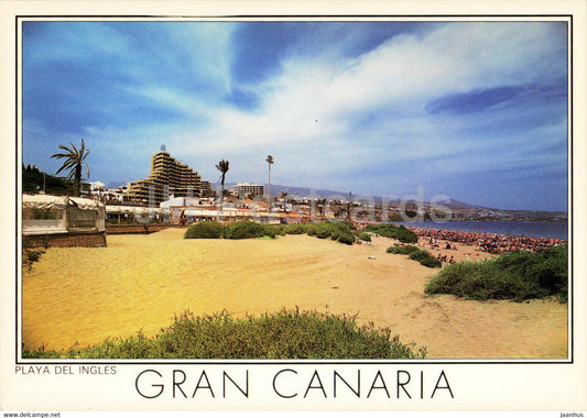 Gran Canaria - Playa del Ingles - 561 - beach - Spain - unused - JH Postcards