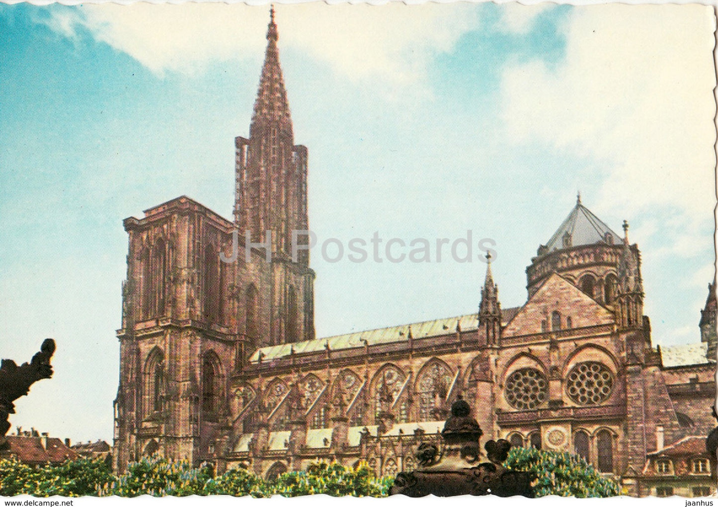 Strasbourg - Cathedrale Vue Est - cathedral - 1008 - France - 1972 - unused - JH Postcards