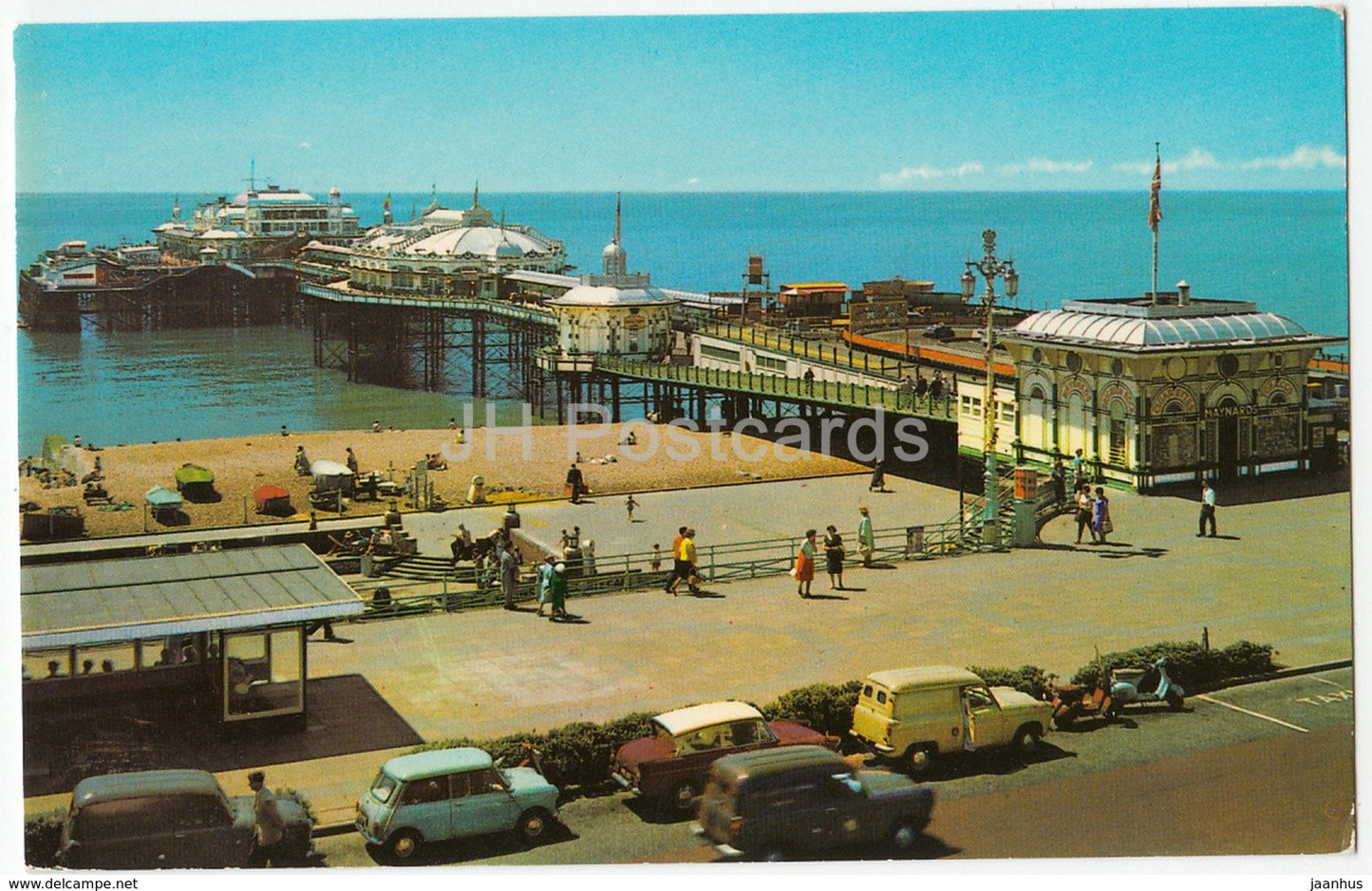 Brighton - The West Pier - car - PT3160 - United Kingdom - England - unused - JH Postcards